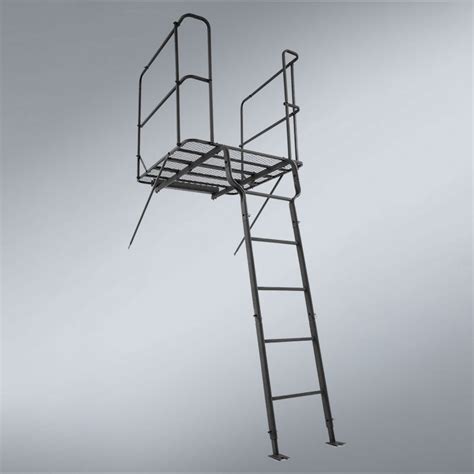 Adjustable Ladder Platform - BLB Outdoors | Shadow Hunter Blinds | Food Plots