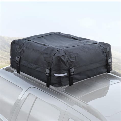 BDK TopHaul Waterproof Roof Top Cargo Bag XL for Car Auto SUV Van - Soft Rooftop Carrier ...