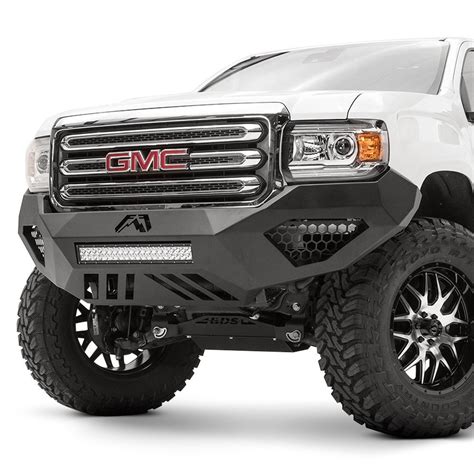 Fab Fours® - GMC Canyon 2016 Vengeance Full Width Black Front HD Bumper