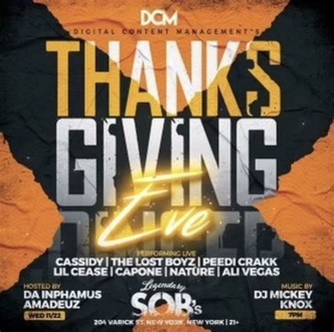 Get Tickets here: https://donyc.com/events/2023/11/22/a-hip-hop-50-thanksgiving-eve-at-sob-s-tickets