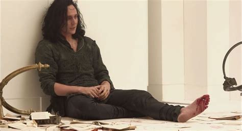 Imprisoned Loki. Tom Hiddleston as Loki in "Thor 2: The Dark World." This scene almost made me cry