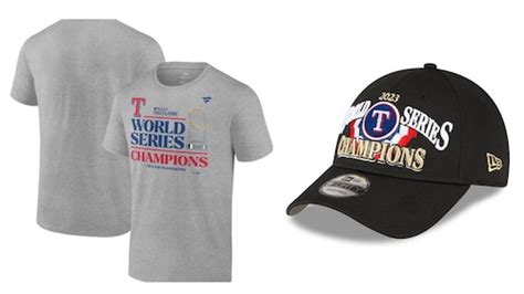 Where to get Texas Rangers World Series championship gear: T-shirts ...