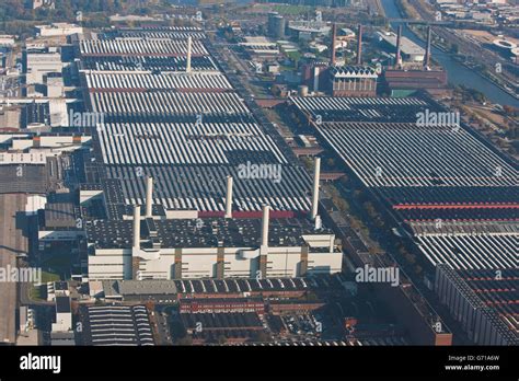 Volkswagen factory, Wolfsburg, Lower Saxony, Germany / VW Stock Photo ...