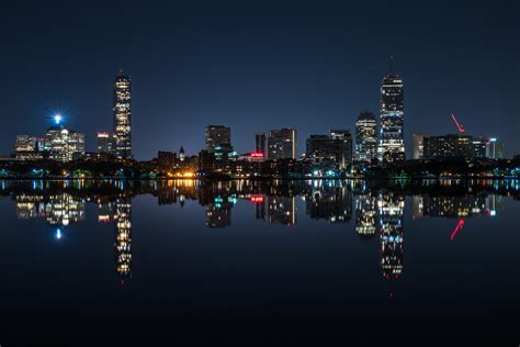 Boston Skyline at Night — 617 IMAGES BOSTON