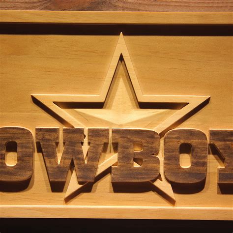 Pin by Al Torres on Cowboys | Wooden signs, Custom wood signs, Dallas ...