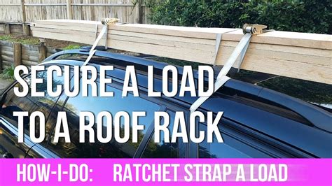 How To Use Ratchet Straps On Roof Rack - Ladder Rack Tie-down - reatractable truck ratchet / To ...