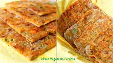 Mixed veg paratha recipe - Raks Kitchen