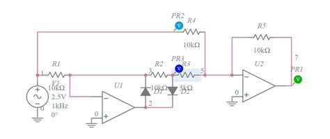 Precision Full Wave Rectifier - Multisim Live