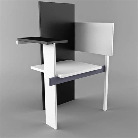 ART and ARCHITECTURE, mainly: Arts and Crafts and De Stijl - chair design