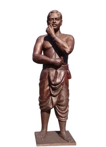 Bronze Chandrashekhar Azad Statue, For Exterior Decor, Outdoor at Rs 750000 in Bhopal