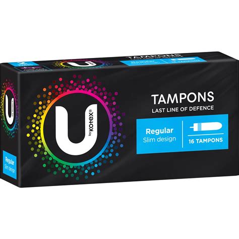 U By Kotex Tampons Regular Regular 16 Pack | Woolworths