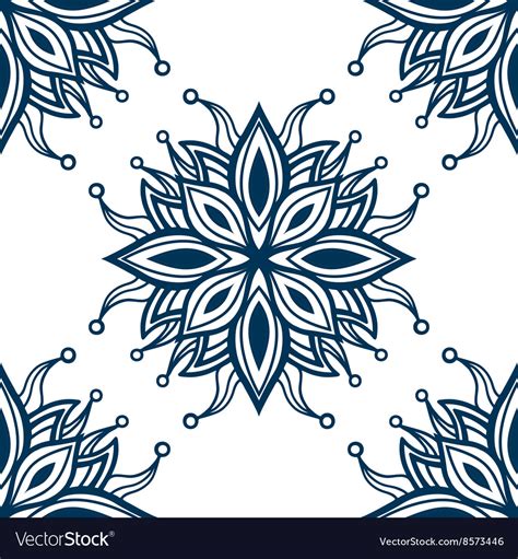 Blue pattern Royalty Free Vector Image - VectorStock