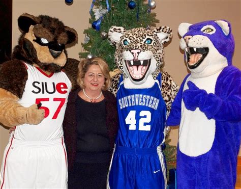 Mascots kick off toy drive