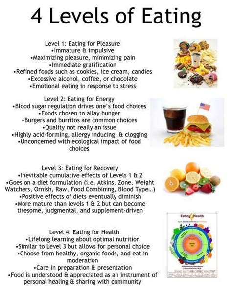 4 Eating Levels - Samantha Luxton's Notes