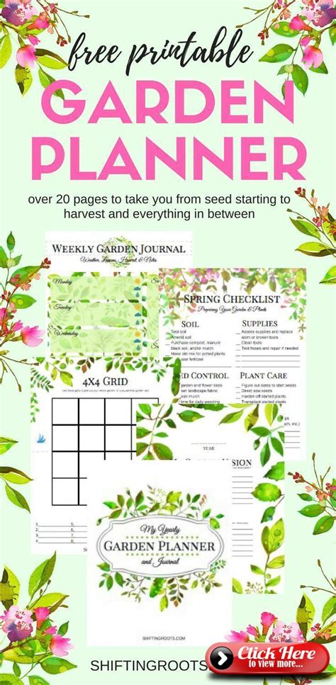 Free Garden Planner Printable | Free garden planner, Garden planner, Square foot gardening layout