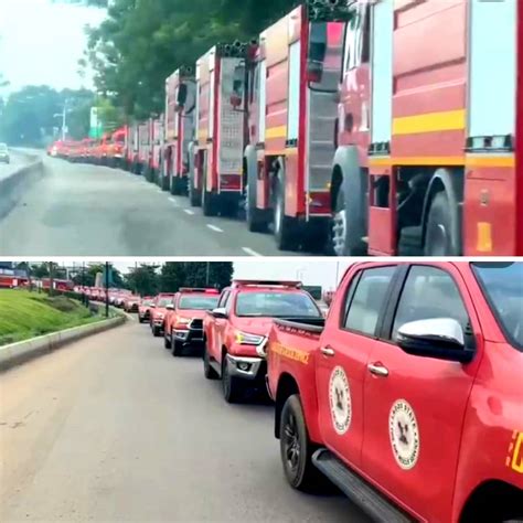 Lagos gov unveils new firefighting equipment