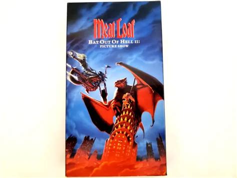 MEAT LOAF BAT Out Of Hell II:Picture Show(VHS,1994,MCA Music Video) Jim ...