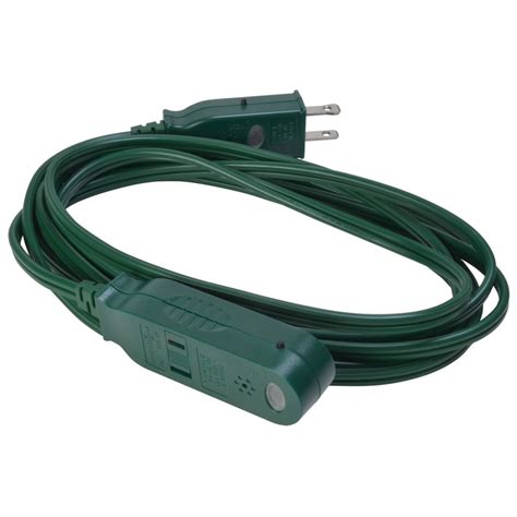 Shop Coleman Cable 9-ft 13-Amp 120-volts Green 16/2 Household Indoor Extension Cord at Lowes.com