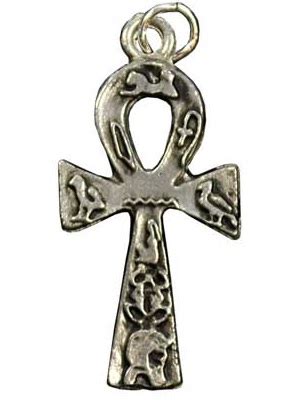 Ankh Pendant With Hieroglyphics - Egyptian Pendants | Meta Pot