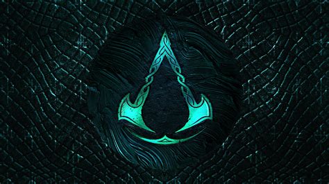 Assassin's Creed Valhalla Logo Wallpaper