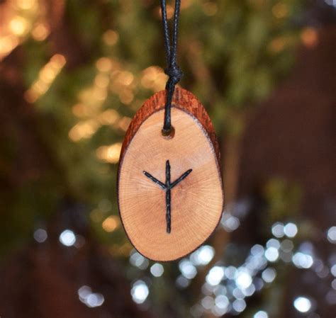 Rune Necklace Viking Pendant Rune Symbol of Your Choice Elder