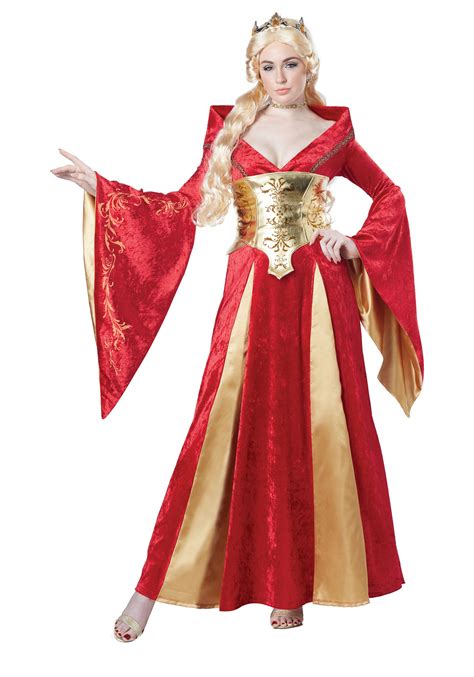 Women's Medieval Queen Costume