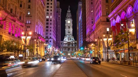 Philadelphia by night