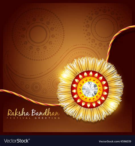 Rakhi background Royalty Free Vector Image - VectorStock