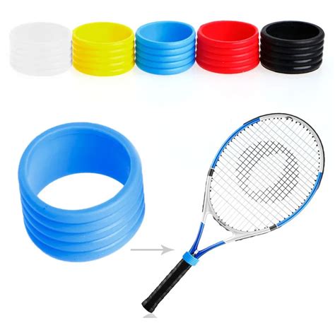 New Stretchy Tennis Racket Handle's Rubber Ring Tennis Racquet Band ...