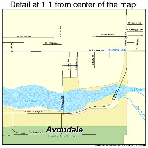 Avondale Arizona Street Map 0404720