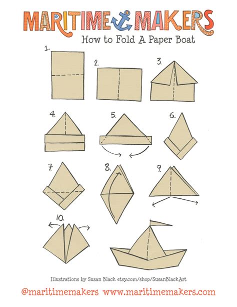 Make a paper boat, Paper boat, Origami boat instructions