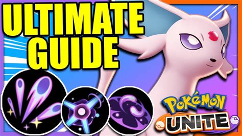 How to play Psyshock ESPEON in Pokemon Unite Ultimate Guide - YouTube