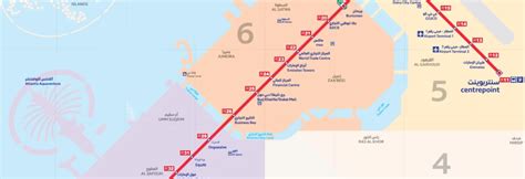 Red Line Metro Stations 🟥 Dubai Easy Map [2023]