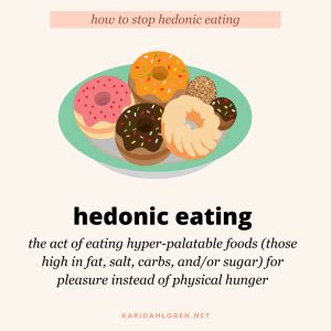 Hedonic Eating: How to Stop Eating for Pleasure