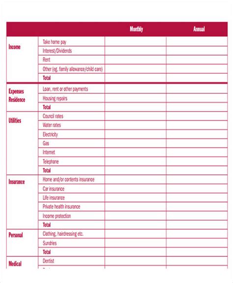 Free excel budget calendar template - konipod