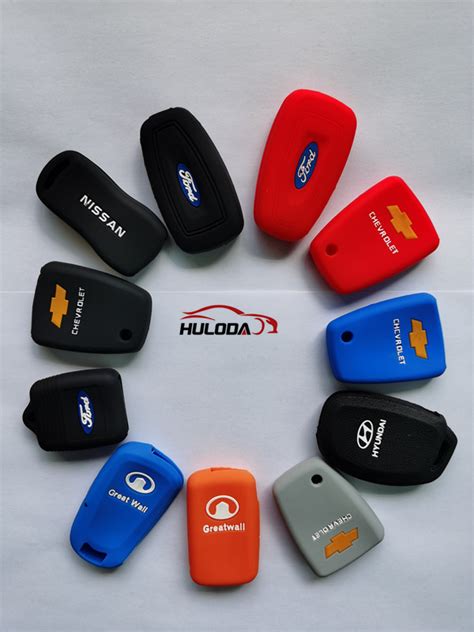 Silicone key cover for various car key shell models