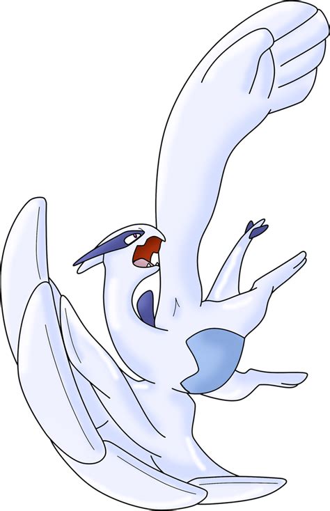 Lugia LINE ART COLORED by XeroPhantasy on DeviantArt