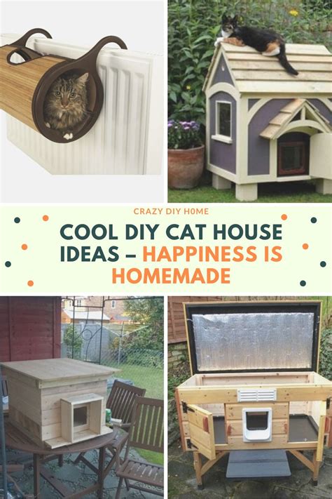 DIY Cat House Ideas | Cat house diy, Diy cat house ideas, Pet diy projects