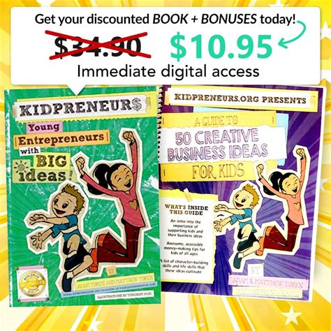 A Guide to 50 Creative Business Ideas for Kids - Kidpreneurs