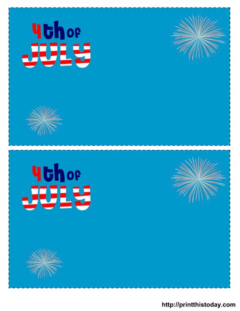 July 4th Party Invitations