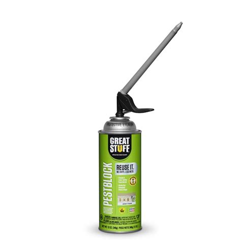 GREAT STUFF SMART DISPENSER Pestblock 12-oz Spray Foam Insulation in the Spray Foam Insulation ...