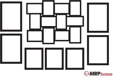 Photo arrangement templates from Mr Price Home | Wall frame design ...