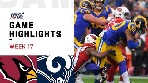 Cardinals vs. Rams Week 17 Highlights | NFL 2019 - YouTube