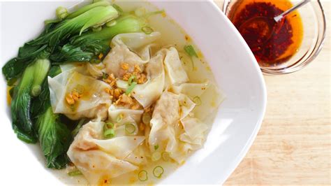 Wonton Soup Recipe เกี้ยวนำ้ - Hot Thai Kitchen - Love To Eat Blog