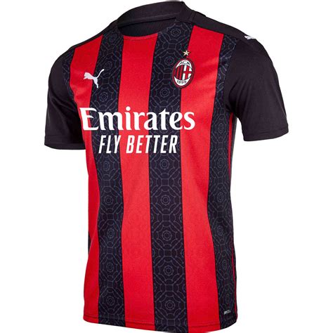 2020/21 PUMA AC Milan Home Jersey - SoccerPro