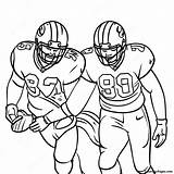 Broncos Players In Action Coloring Page  Pagescom sketch template