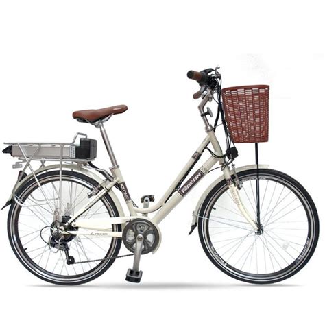 Lightweight 26" Step Through 6 Speed E-Bike Flying Pigeon OS (Silver ...