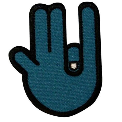 Shocker Hand Gesture Patch Finger Insult Sign Embroidered Iron | Etsy ...