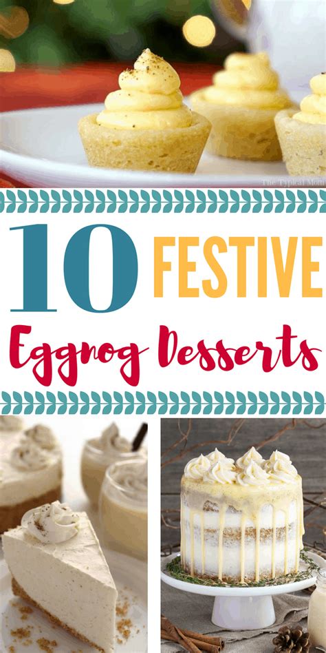 10+ Delicious Eggnog Desserts