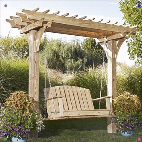 Easy Swinging Arbor With Swing Woodworking Plan From Wood Magazine ...